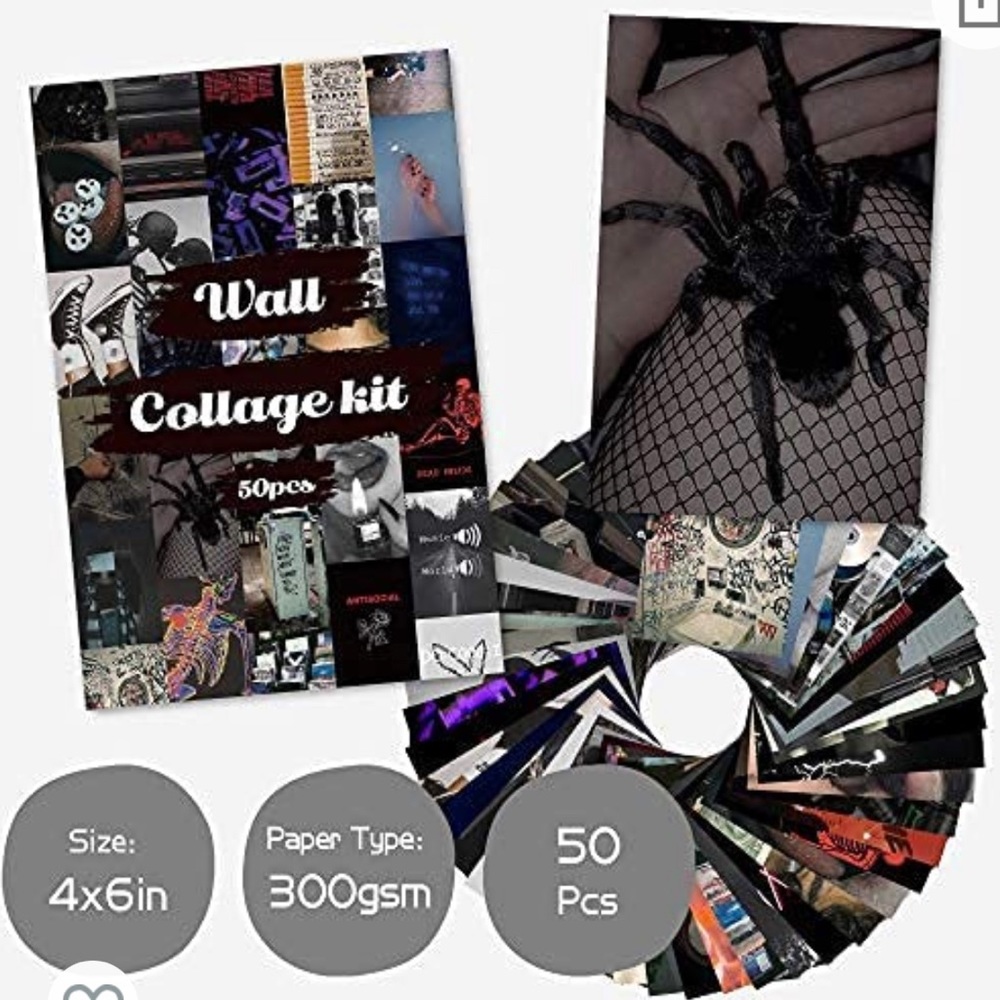 50pcs Grunge Aesthetic Wall Collage Photos
